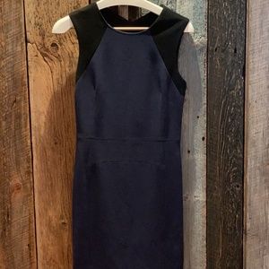 Judith & Charles - Backless Blue-Black Dress
